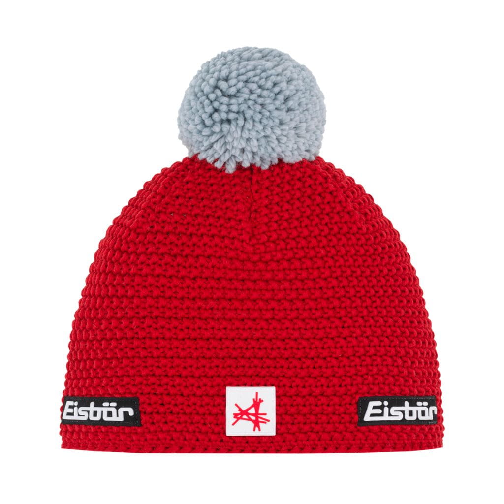 Czapka Eisbar Jamie Pompon MÜ SA red