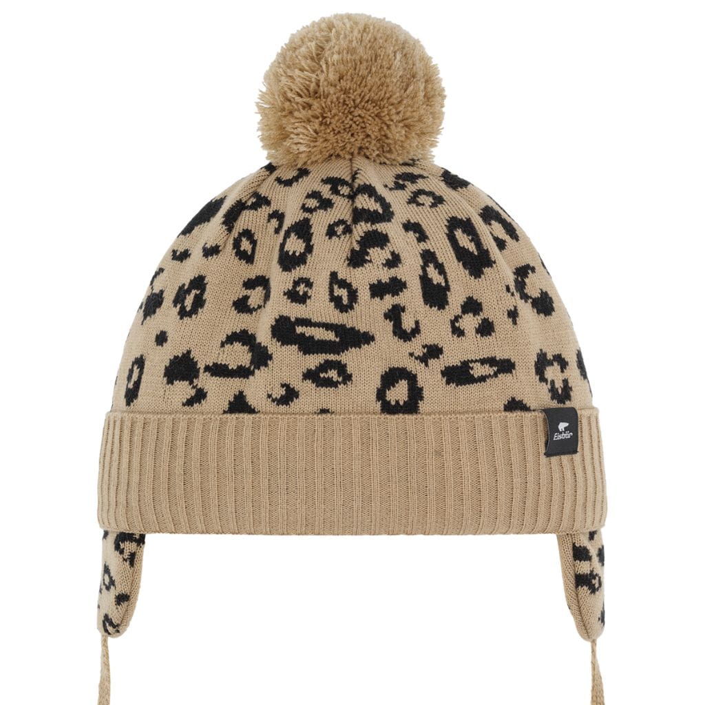 Czapka Eisbar Lilie Ear Pompon MÜ kids brown