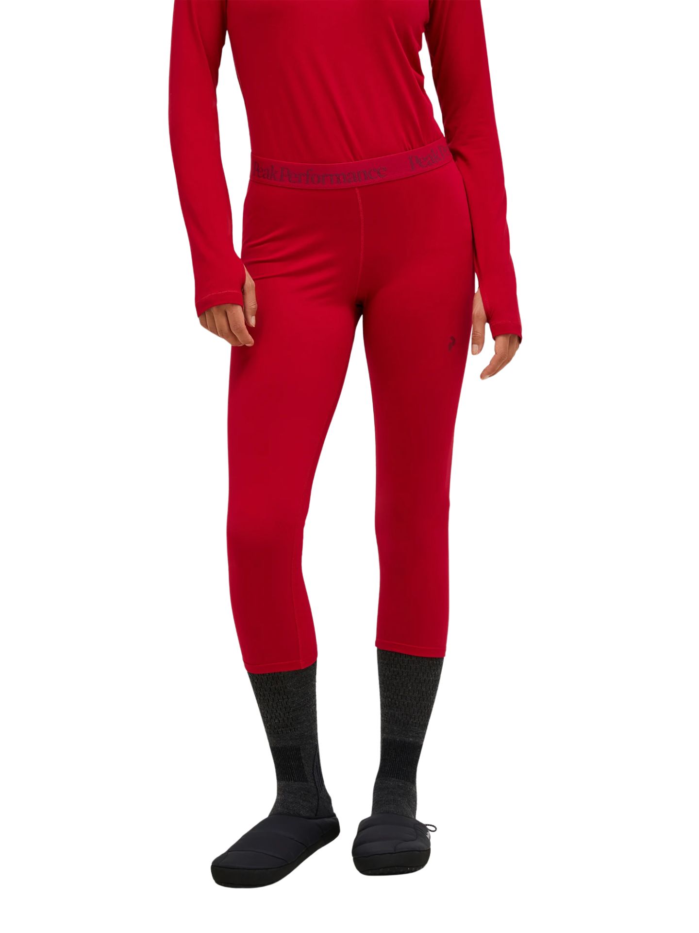 Legginsy Peak Performance damskie Spirit Short Johns Tech Burgundy