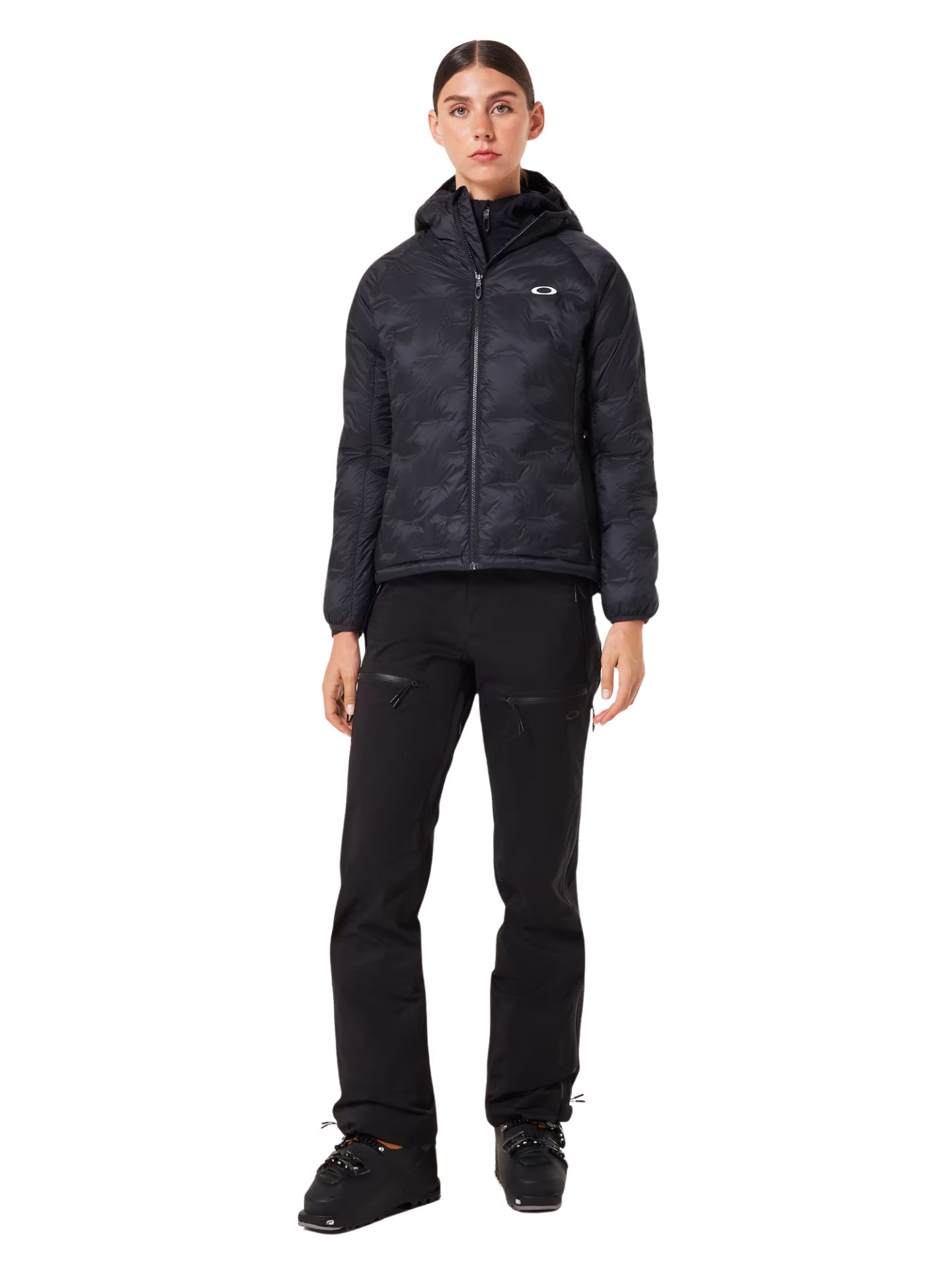 Kurtka narciarska damska Oakley W. Drift O-Puff Jacket Blackout