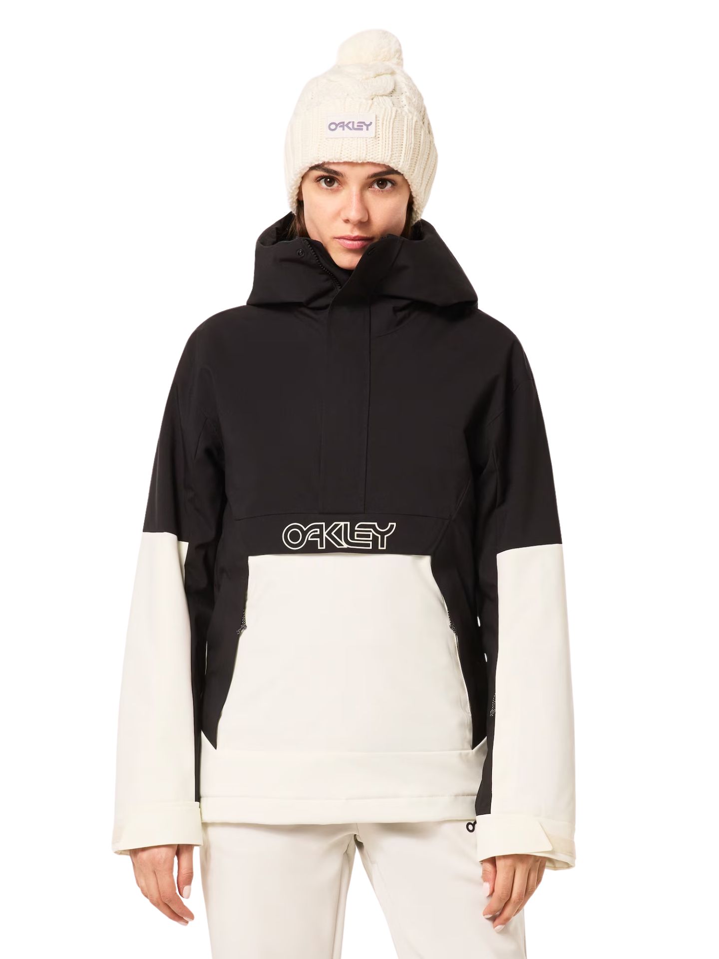 Kurtka narciarska damska Oakley WMNS TNP TBT Insulated Anorak Arctic White/Blackout