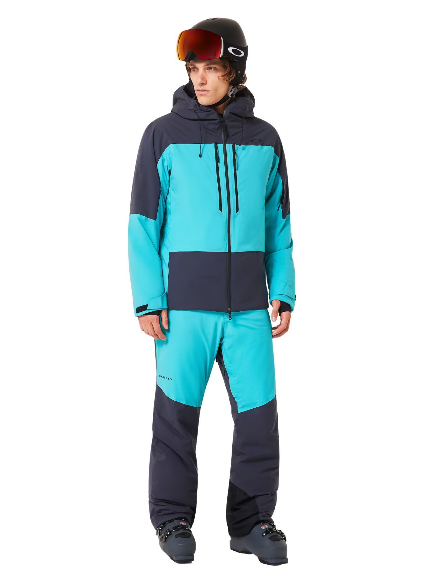 Kurtka narciarska męska Oakley Canopy Pro Insulated Jacket Swimming Pool Blue