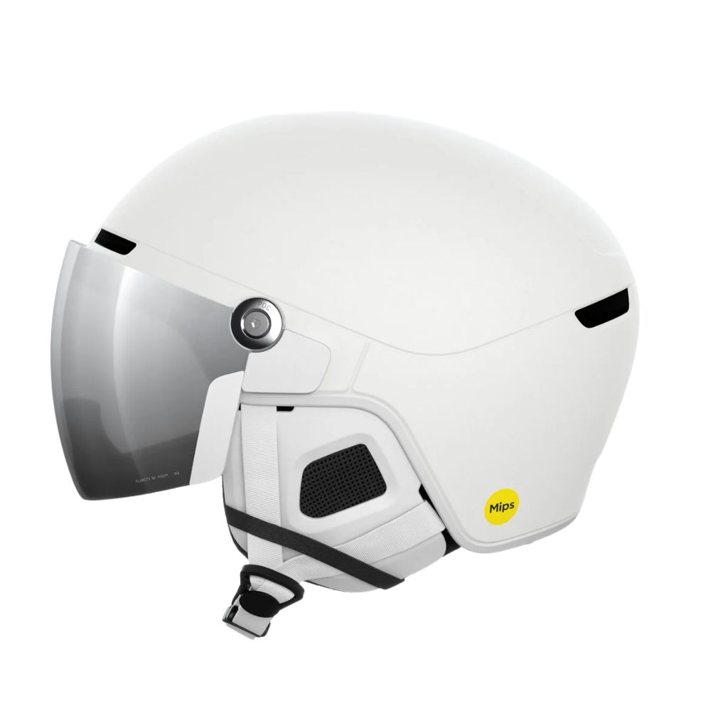 Kask narciarski POC Obex Visor Hydrogen White/Clarity Universal/Partly Sunny/Silver