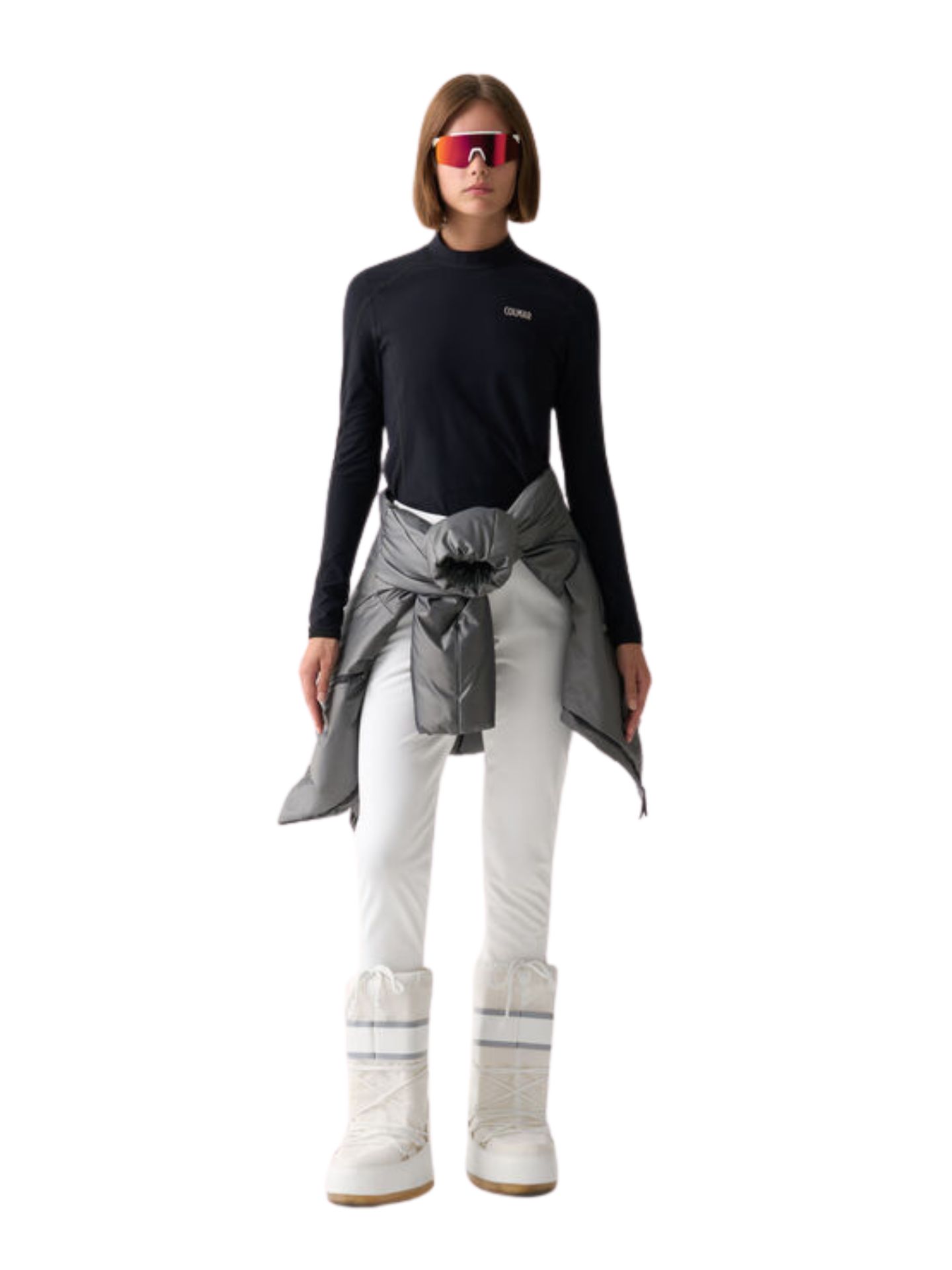 Bluza damska Colmar Stretch Ski Thermal Turtleneck Fleece Black