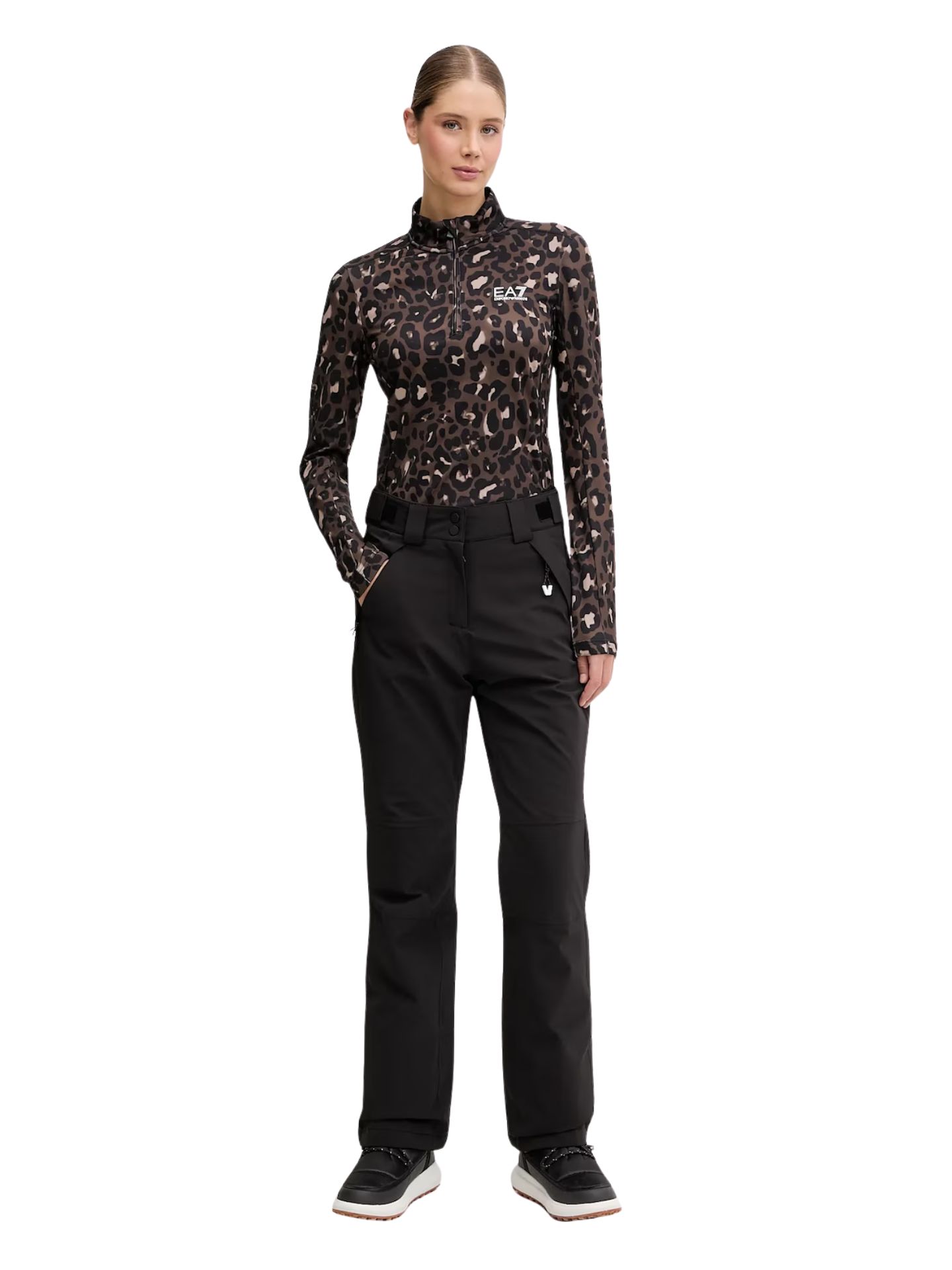 Spodnie narciarskie damskie EA7 Emporio Armani Cortina Toray Pant Black