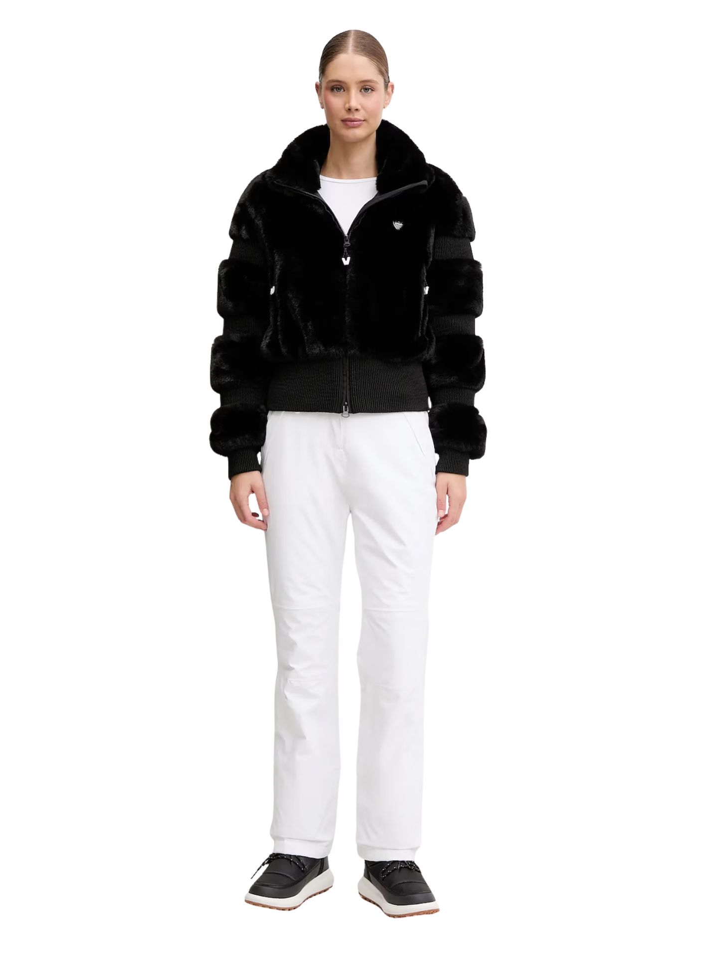 Spodnie narciarskie damskie EA7 Emporio Armani Cortina Toray Pant White
