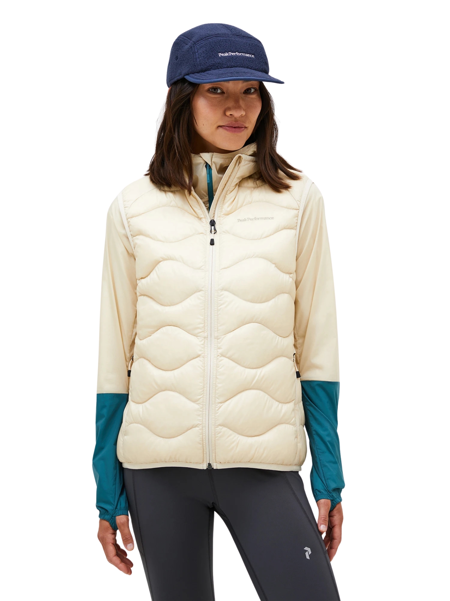 Kamizelka Peak Performance damska Helium Down Vest sand fog