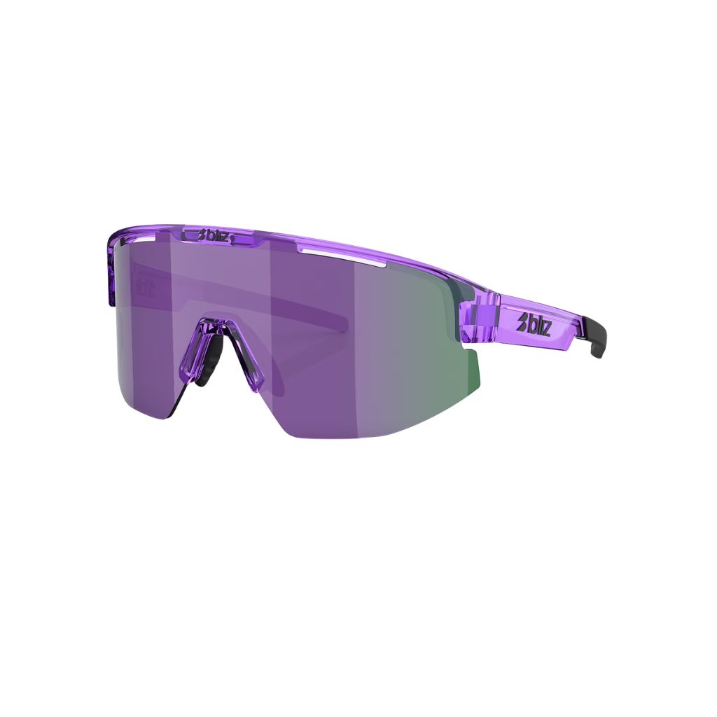 Okulary przeciwsłoneczne Bliz Matrix transparent purple/smoke/purple multicolor