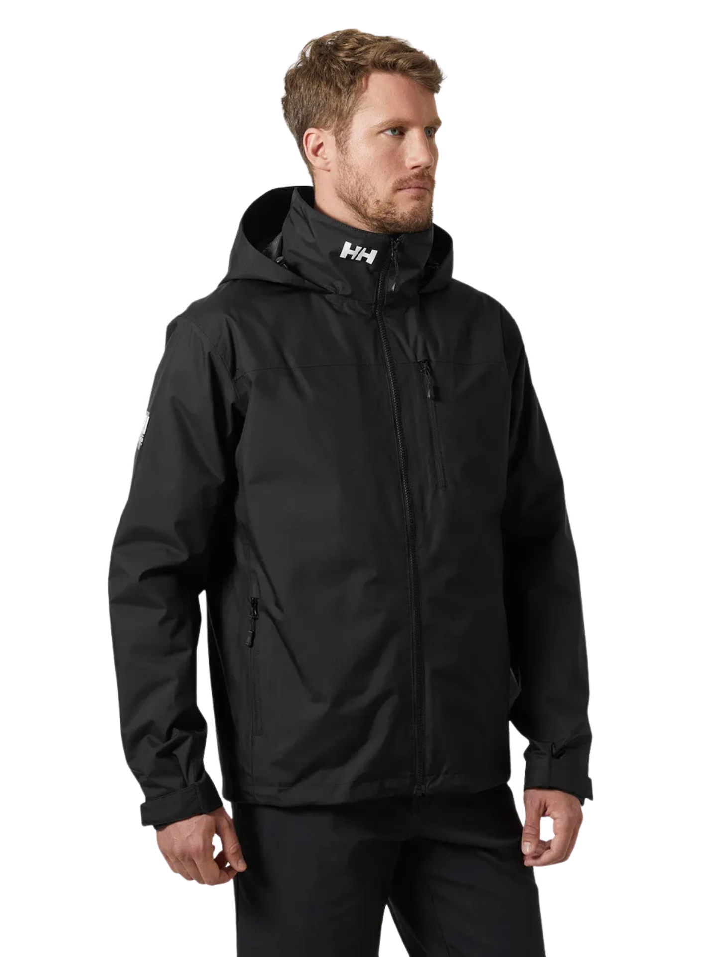 Kurtka męska Helly Hansen Crew Hooded Midlayer Jacket 2.0 black