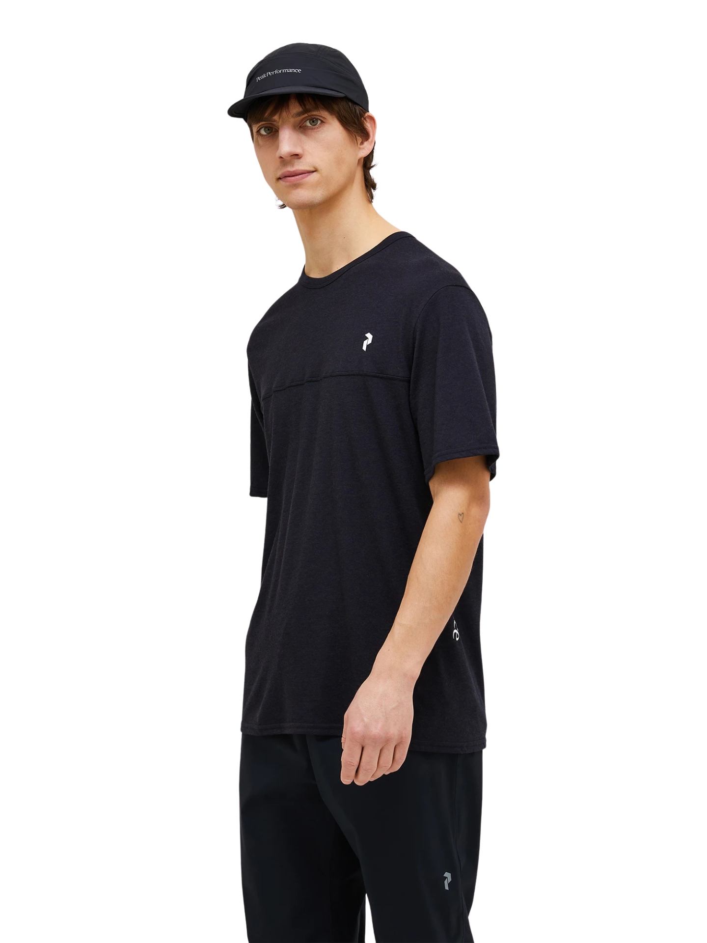 Koszulka męska Peak Performance Trail Wool Blend SS black