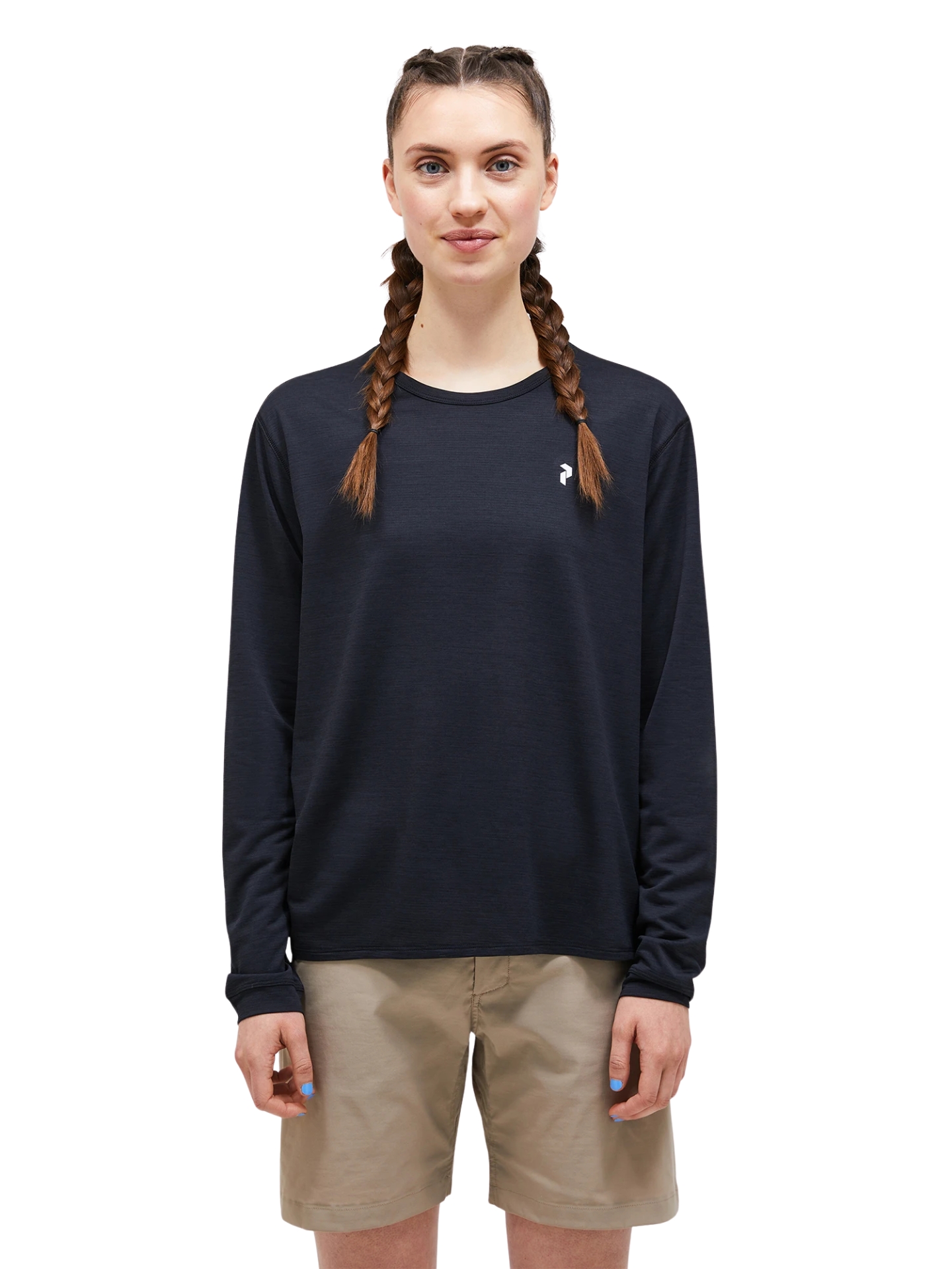Koszulka damska Peak Performance Trail LS black