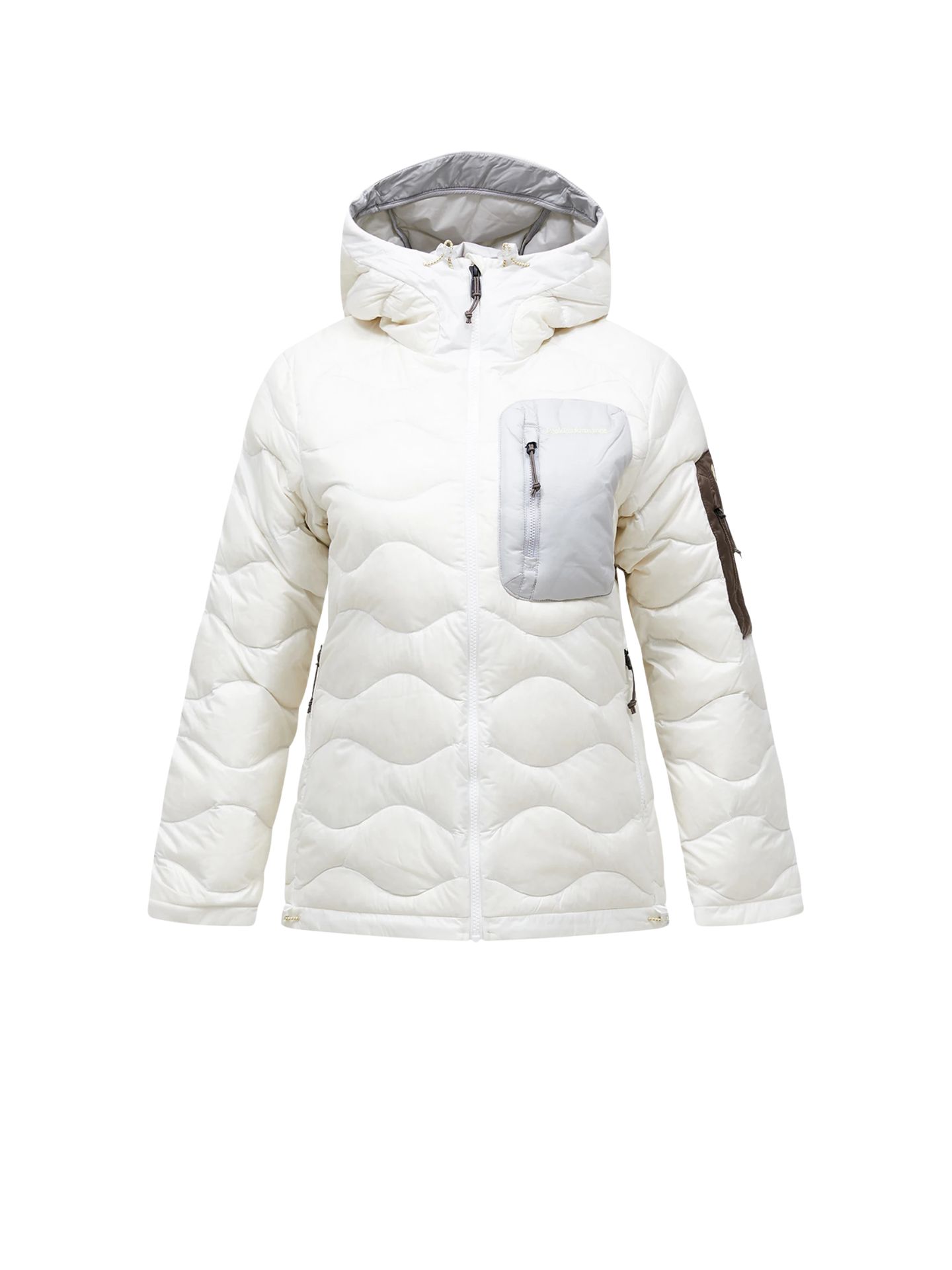  Kurtka puchowa damska Peak Performance Helium Utility Down Hood Jacket offwhite/antarctica