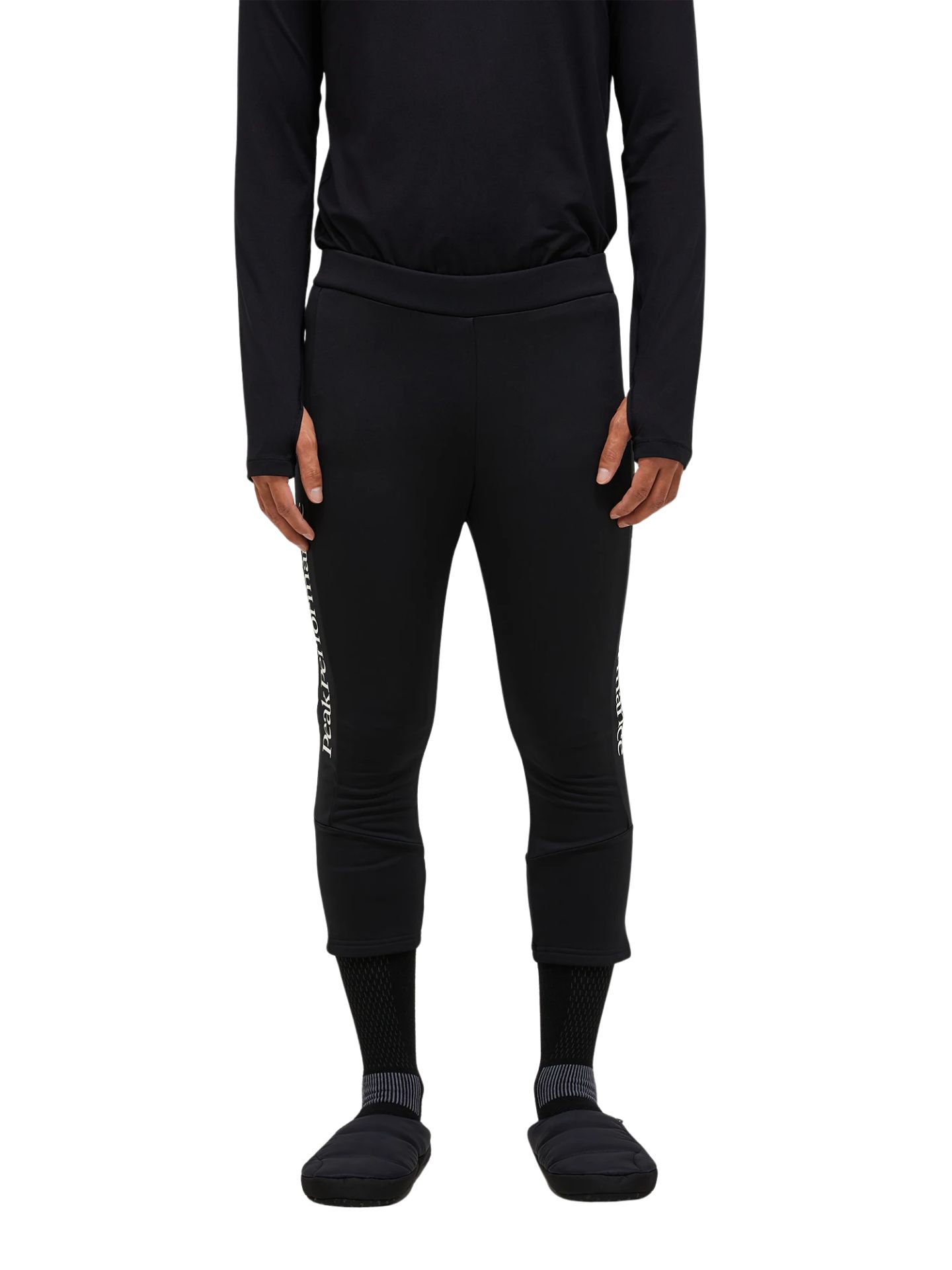 Spodnie męskie Peak Performance Rider Essentials 3/4 Midlayer black
