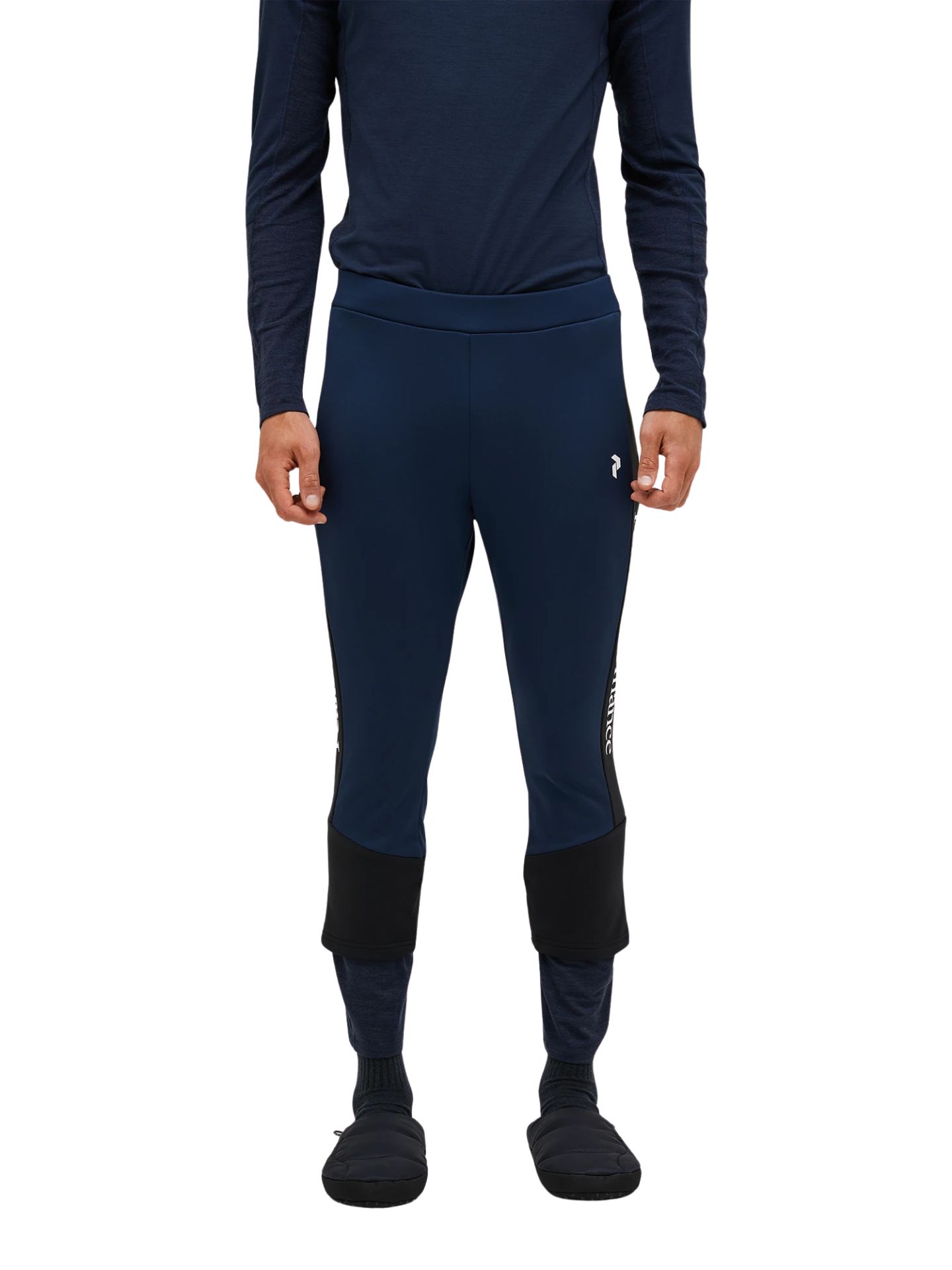 Spodnie męskie Peak Performance Rider Essentials 3/4 Midlayer blue shadow