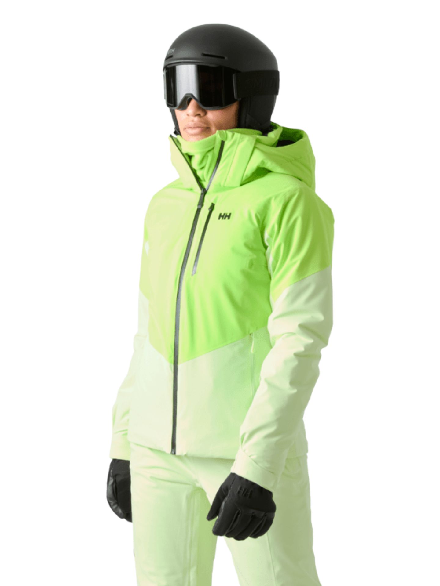 Kurtka narciarska damska Helly Hansen Alphelia luminous green
