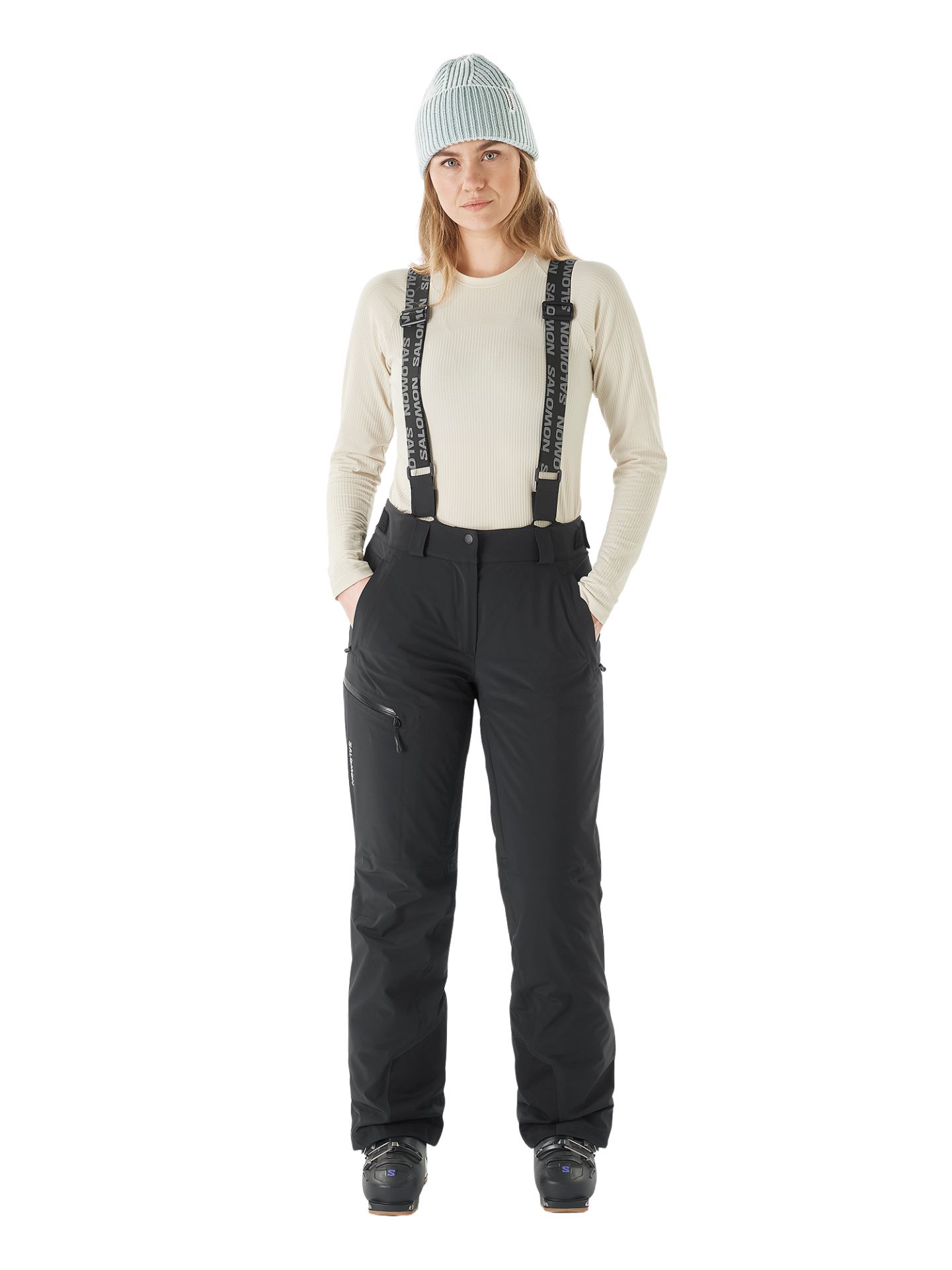 Spodnie narciarskie damskie Salomon Brilliant Pant deep black