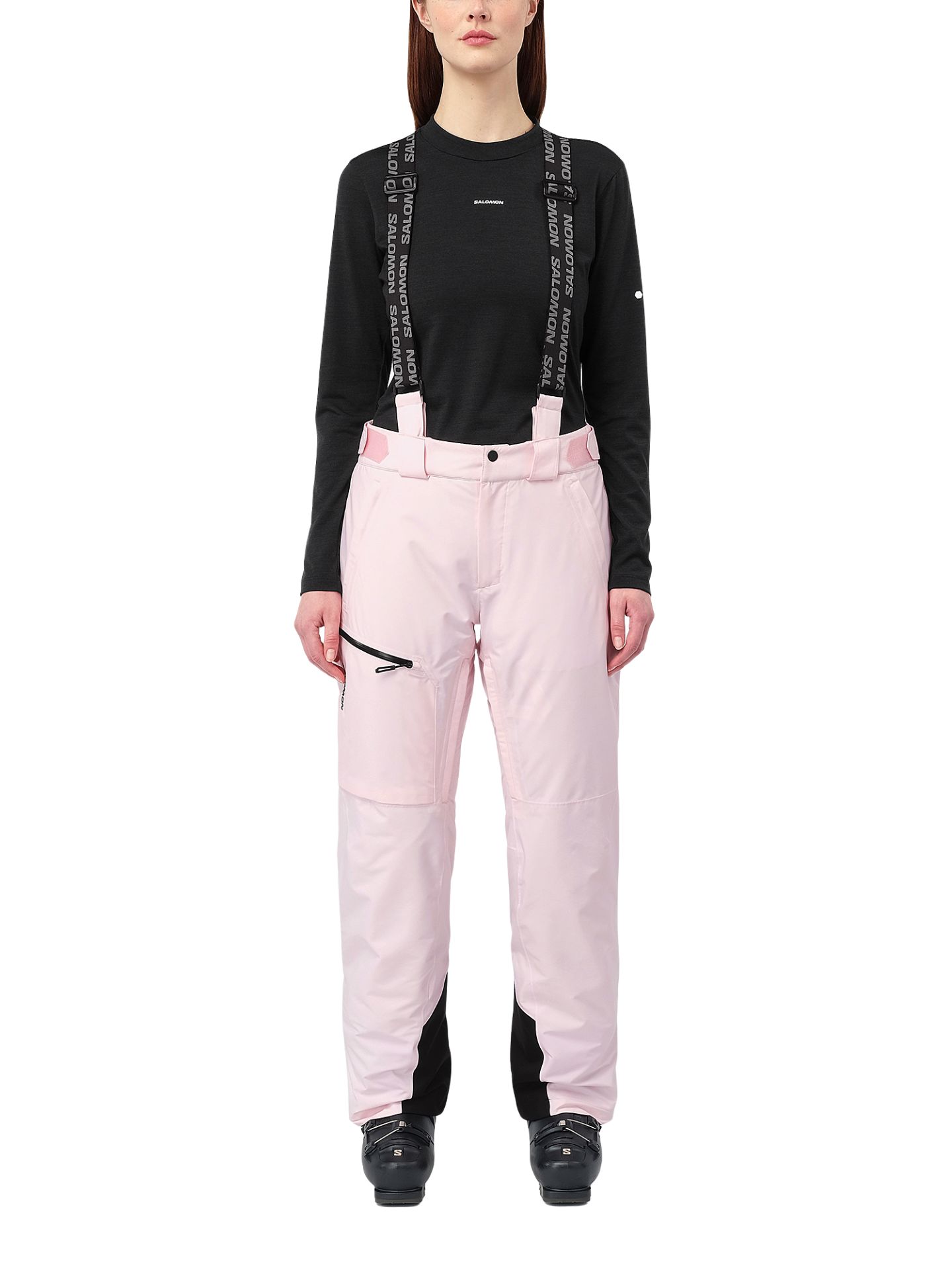 Spodnie narciarskie damskie Salomon Brilliant Pant icy pink
