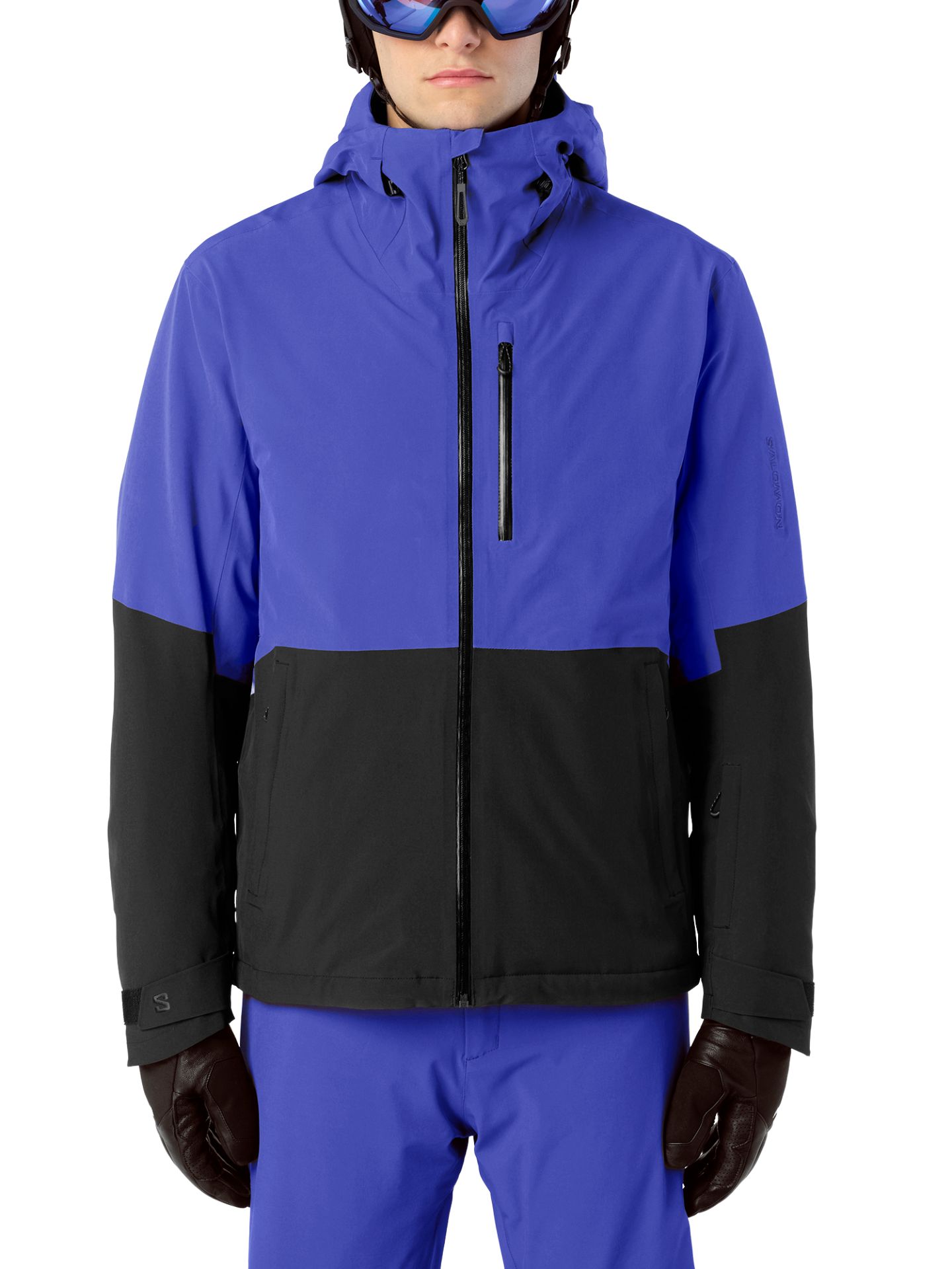 Kurtka narciarska męska Salomon Highland Jacket clematis blue/deep black