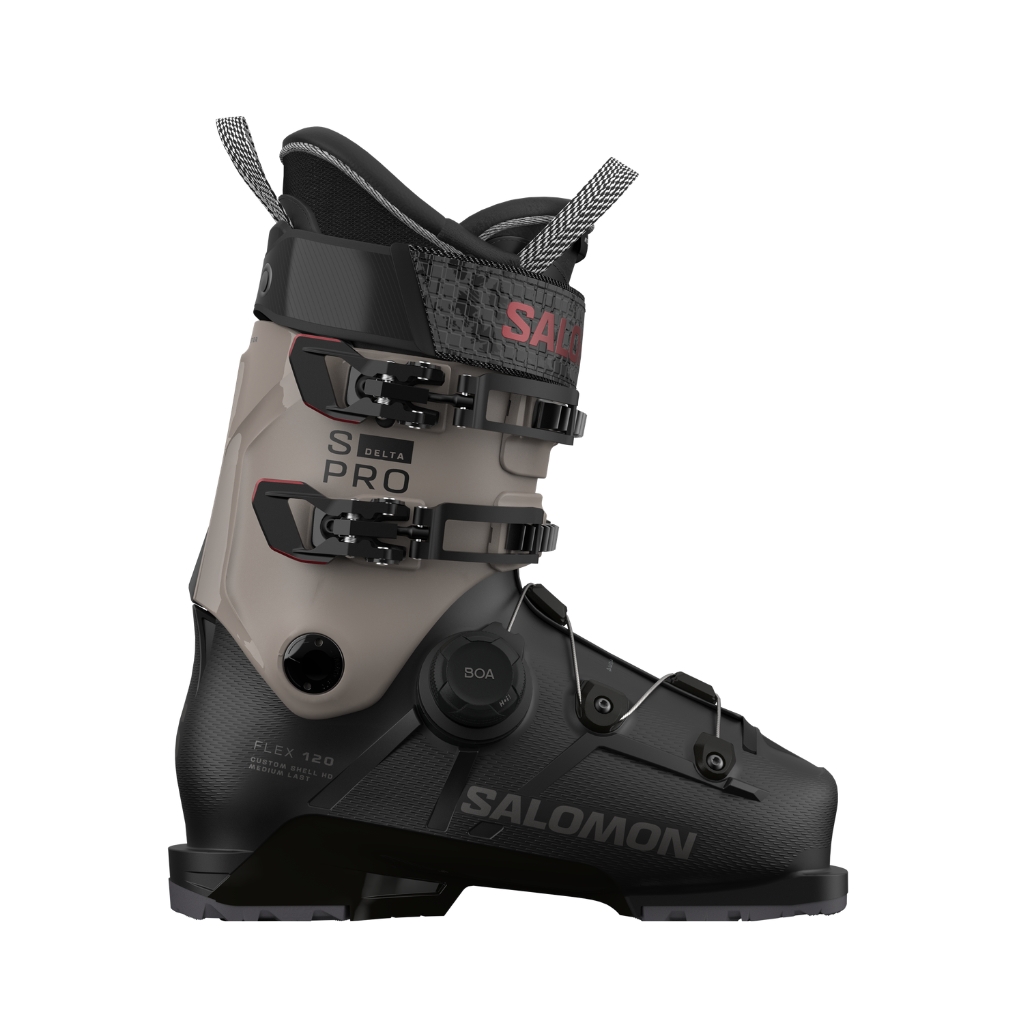 Buty narciarskie Salomon S/PRO Delta BOA 120 Black / Roasted Cashew / Samba Met.