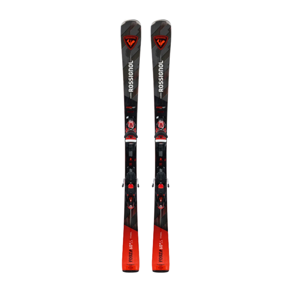 Narty Rossignol Forza 60° TI + SPX 12 KONECT GW B80 Black Hot Red