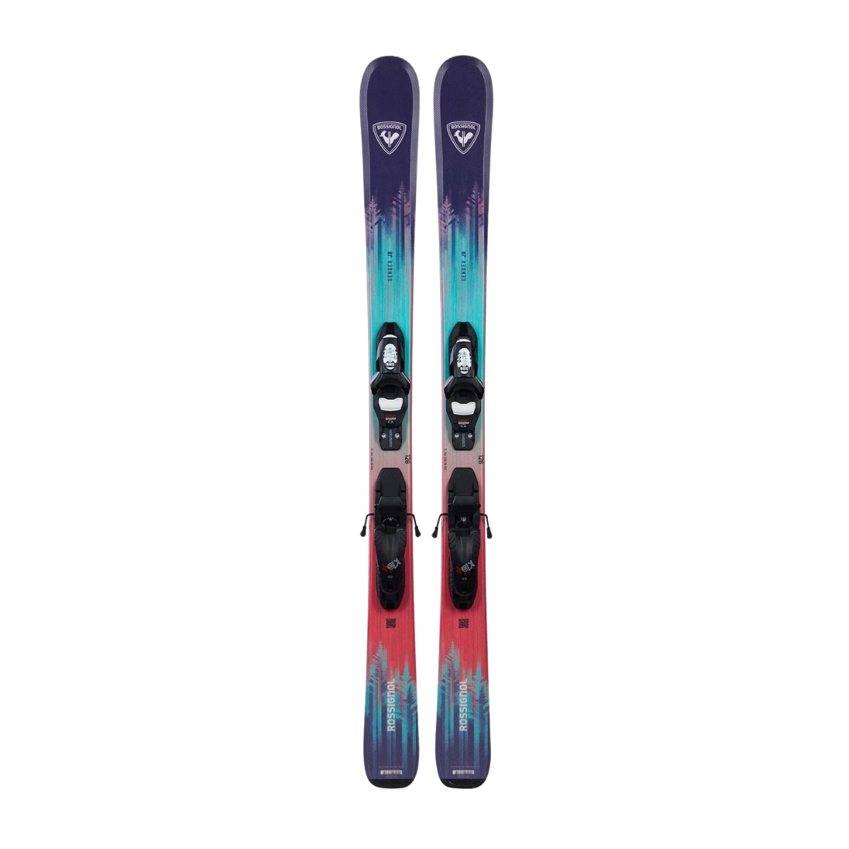Narty Rossignol Sender JR + KID4 GW B76 Black